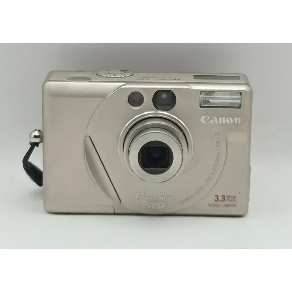 Canon PowerShot S20 3.3MP Digital Camera Tested W/ New Battery & 128MB CF Card